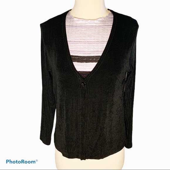 Petite Sophisticate Lavender/Black Shell, MP - Picture 4 of 6